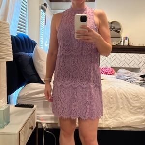 Lilac lace dress